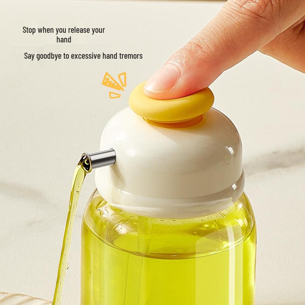Precision Oil Dispenser: Kitchen Sesame, Soy Sauce, Vinegar Bottle with Press-Type Control