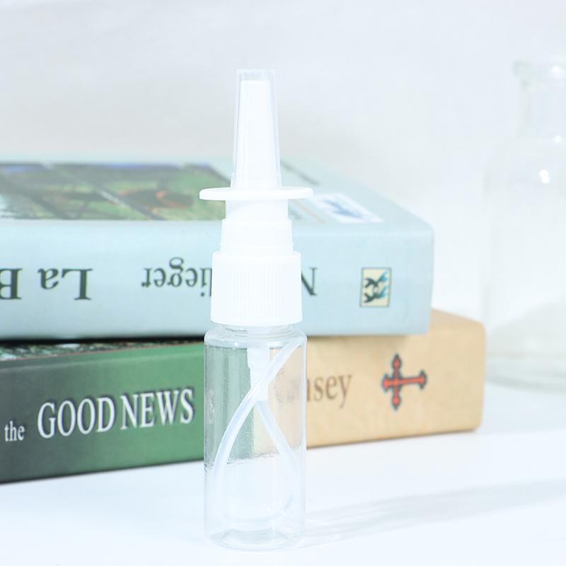 20 ml pustych plastikowych butelek z rozpylaczem do nosa z rozpylaczem do nosa z możliwością wielokrotnego napełniania