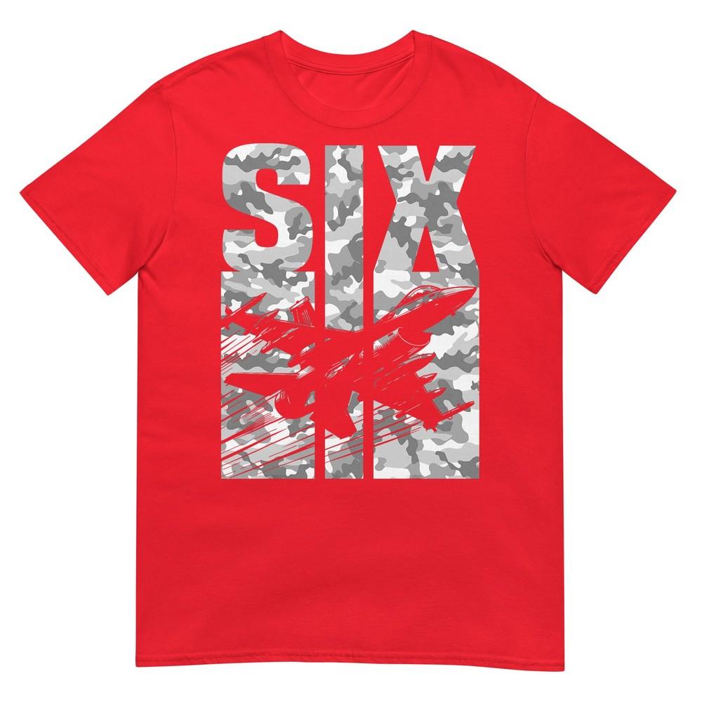 Military Fighter Jet Camo Six Year Old Boys 6th Birthday Tshirt (1) S