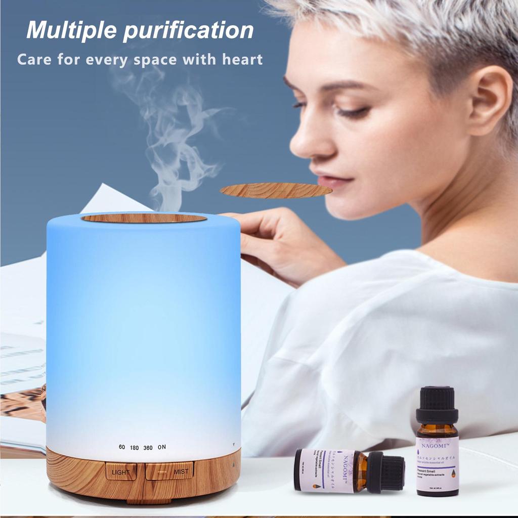 Wood Grain Aroma Diffuser 300ML Muji Essential Oil Humidifier for Home