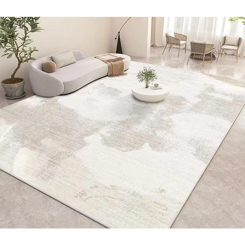 Minimalism Solid Color Carpet Japanese Style Beige Carpets for Living Room Bedroom Cloakroom Foot Mat Hall Sofa Area Large Rug
