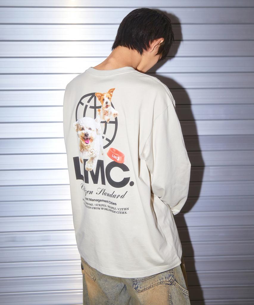 LMC Flying Puppy Long Slv Tee Sand