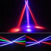 DMX 36W LED Moving Head Light Disco Gold Strobe Beam Green&Red Laser Party Lighting For Dj Show Christmas