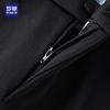 Romon Men's Fleece Lined Wrinkle-Free Stretch Straight-Leg Dress Pants