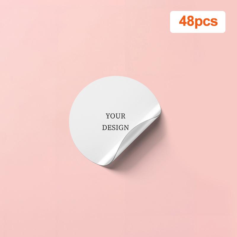 

Personalized Stickers with Your Own Art Design Logo - Durable Matte/Vinyl Options, Custom-Made for Gifts/Events/Car Decals
