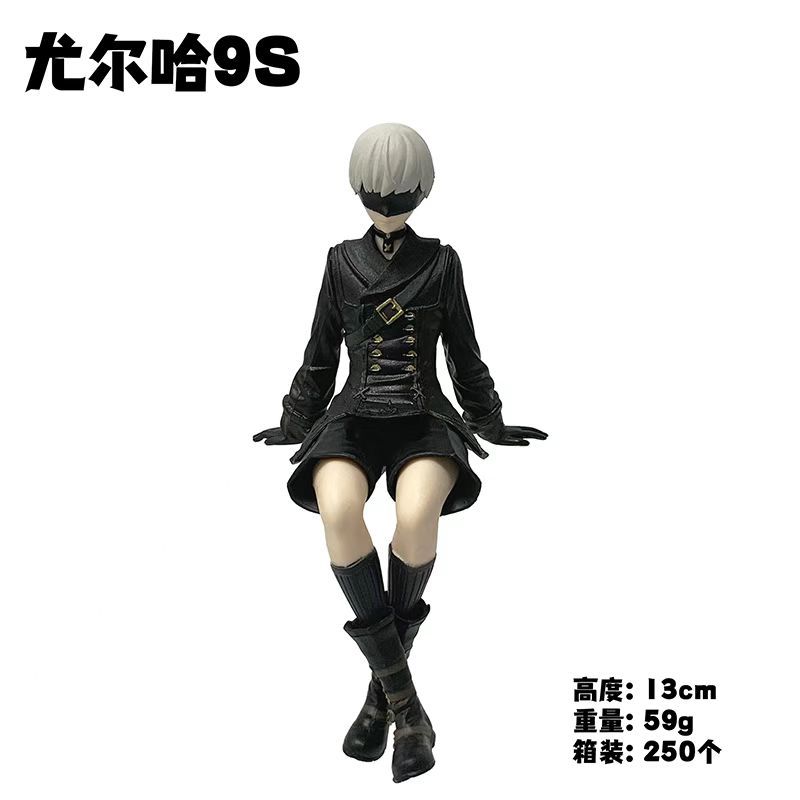 13-15cm YoRHa Nr.2 Typ B Typ A Actionfigur Modell Sammlung Spielzeug Schönes Mädchen Requisiten Puppe