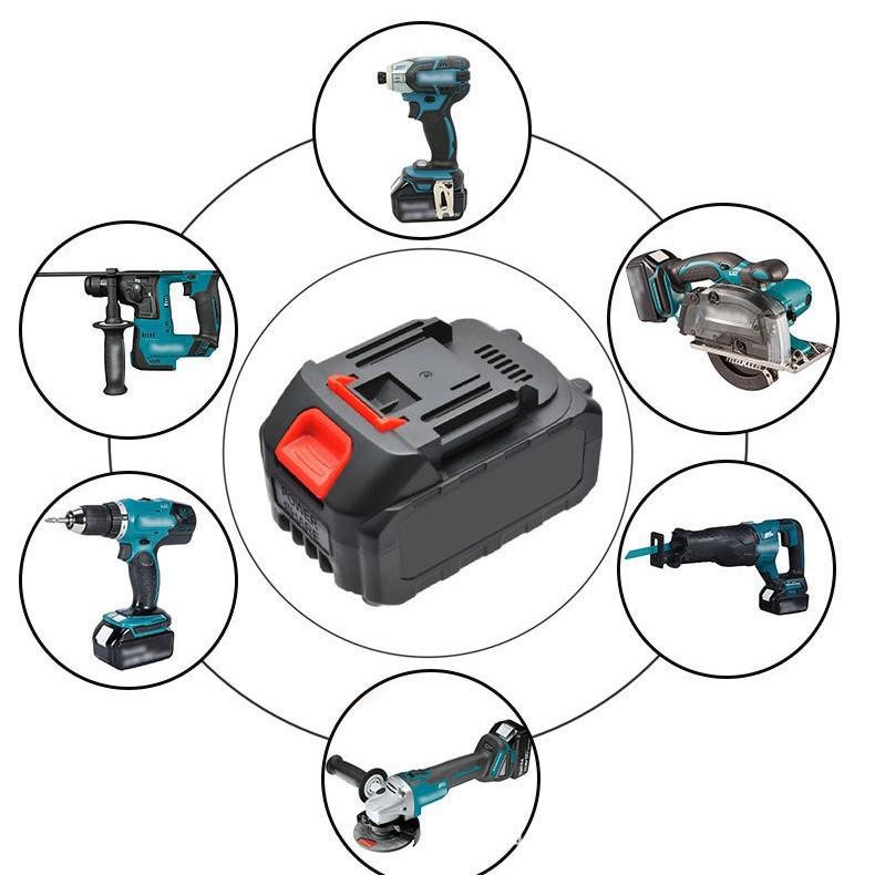 21V Lithium Battery Power Tools: Angle Grinder, Electric Drill, Chainsaw, Wrench