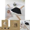 Fashionable Thick Faux Suede Womens Bucket Hat For Winter And Autumn