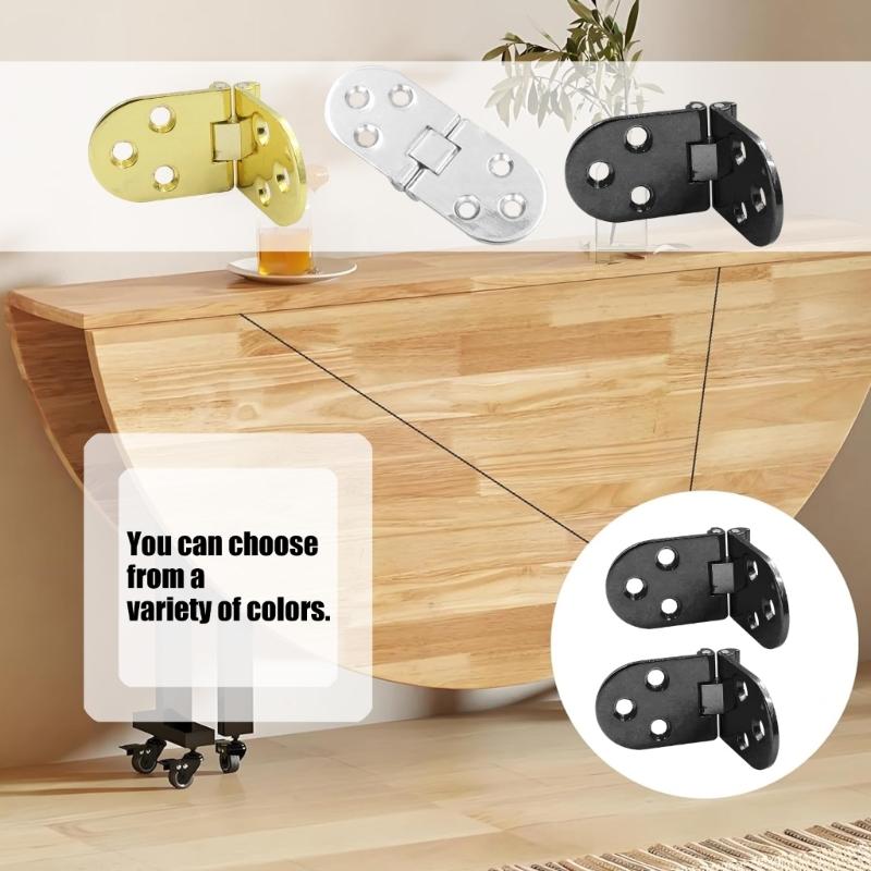Strong 180 Degree Full Rotation Hinge Furniture Hardware Tool Easy Installation Cabinet Hinge set for Compact Space