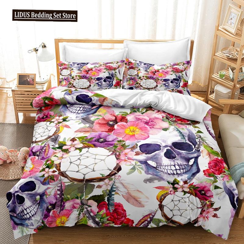 Traumfänger Bettbezug Set King Queen Größe Tribal Exotisch Floral Böhmischer Stil Polyester Bettwäsche Set Für Kinder Mädchen Junge Jugendliche