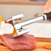 Aluminum Zinc Zinc Alloy Loose Meat Hammer Square Head Meat Beating Tool Beef Tenderizer  Restaurant