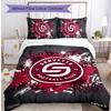 Set Biancheria da Letto 3 Pezzi Stampato Servette FC Traspirante Copripiumino con Federe Biancheria da Letto Decorativa per Camera da Letto Casa