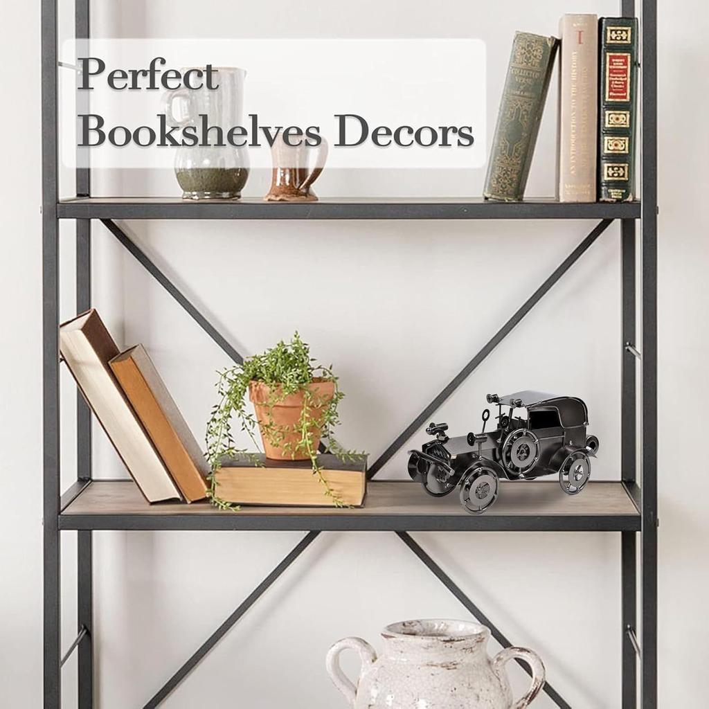 Vintage Metal Auto Deko Eisen Auto Skulptur Schreibtischdeko Kunst Geschenk Vintage Heim Büro Deko Geburtstag für Freund Vater Sohn Männer & Frauen