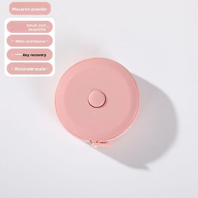 

A Cute Little Tape Measure, A Portable Flexible Tape Measure, A Mini Leather Tape Measure for Measuring Measurements Around The Body рожевий