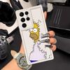 Case for Samsung Galaxy S25 Note 20 Ultra S22 Plus S25 S23 S20 FE S21 S24 ultra Phone Cover The Simpsons Homer