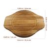 2Pcs Wooden Pot Mat for Hot Pot Multi-Function Casserole Holder Sturdy Heat Resistant Kitchen Accessory Reusable