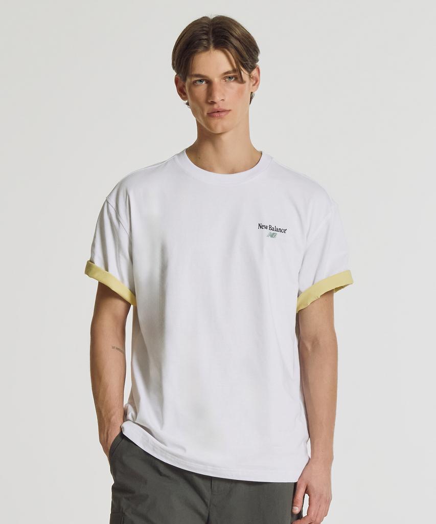 Nyuballanseu Nbneg31503 / Uni Nb Friends Short Sleeve T-Shirt (White)