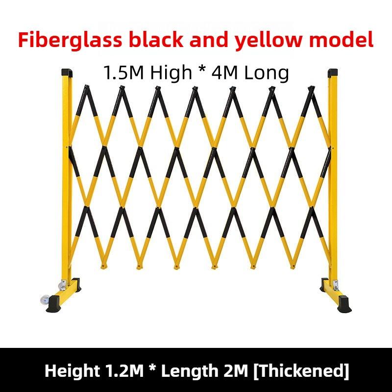 Fiberglass Telescopic Fence Insulated Collapsible Tubular Guardrail Movable Power Safety Construction Isolation Baffle