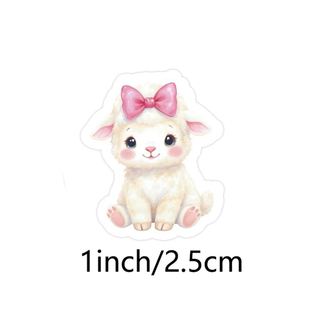 100-500pcs Cartoon Animals Stickers Thank You Birthday Wedding Party Gift Wrapping Label Scrapbook Stationery Stickers