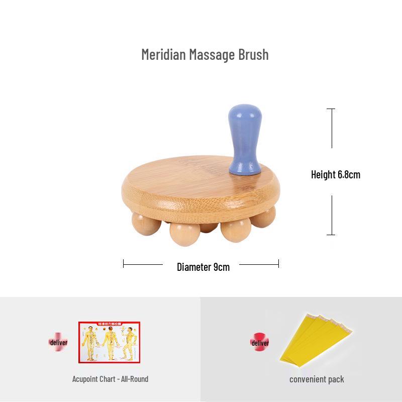 Multi-functional Wooden Meridian Gua Sha Massage Comb