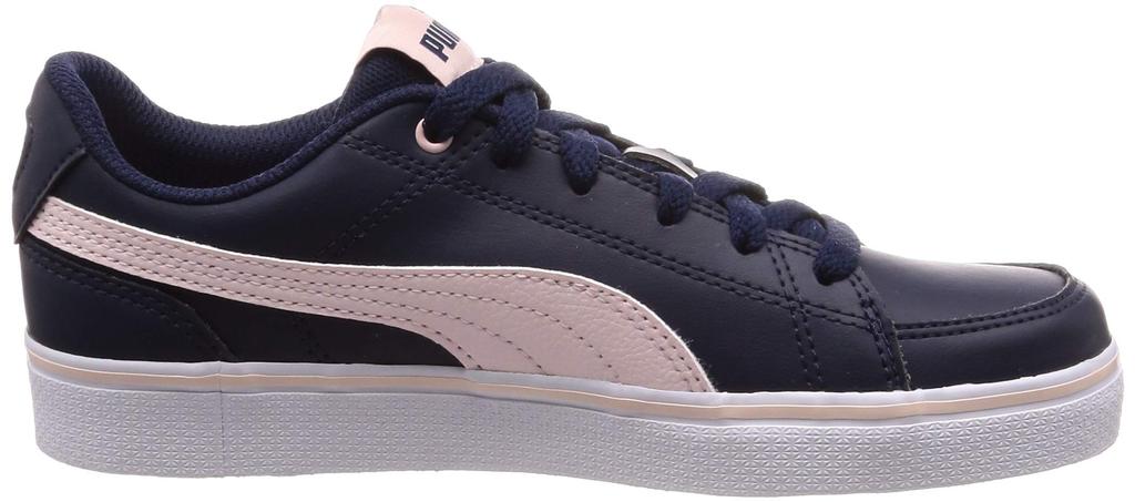 [Puma] Court Point Vulque v2 Sneakers for Women, Spring/Summer 2022 Color: Peacoat/Pearl (10), Size 24.0 cm