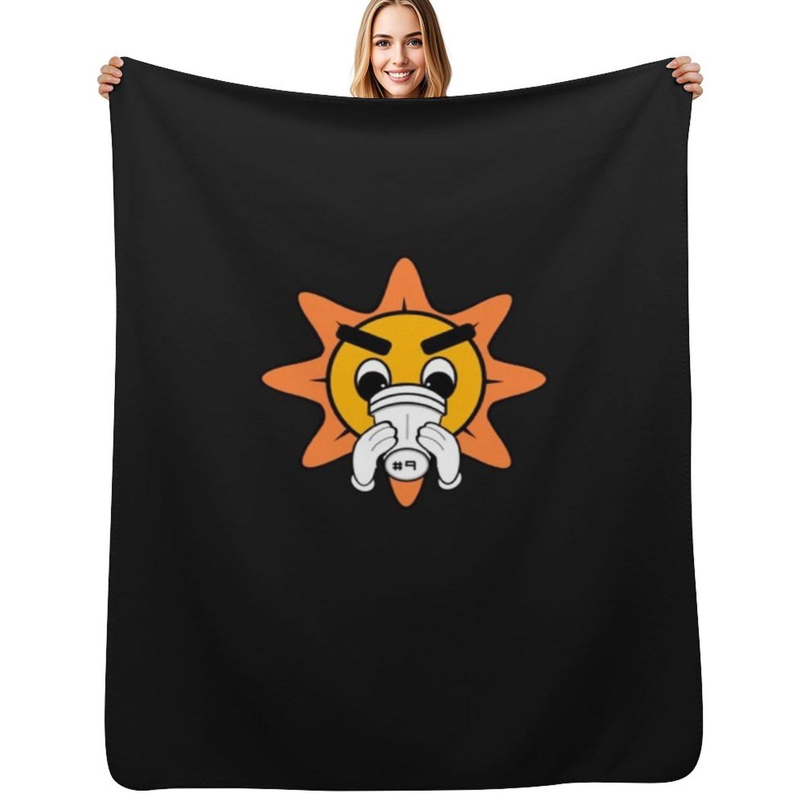 GLO GANG CHIEF KEEF LOGO Classic TShirt Throw Blanket Lightweight Cozy Blanket for Bed Sofa 102x76cm(40x30in)