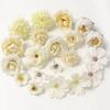 Rose Mixed Artificial Flowers Silk Fake Flowers Heads for Home Decor Wedding Decoration DIY Craft Garland Gifts Box Accessories