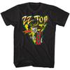 ZZ Top Mescalero Album Cover Men's T Shirt Skeleton Fire Rock Band Concert Tour