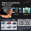 New 2 in 1 Wireless CarPlay Adapter&Android Auto Wireless Adapter, 5Ghz WiFi Type-C/USB Plug and Play For VW Toyota Nissan Honda