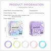 20Pcs Plastic Loose Leaf Rings 15mm Notebook Binding Rings  Binding Stationery