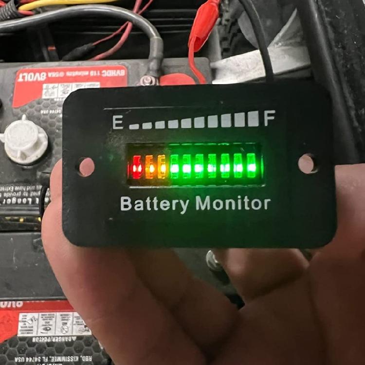 Battery Status Monitor With Reverse Polarity Protection Leads Acid Specific Accuracy Compacts Fitment