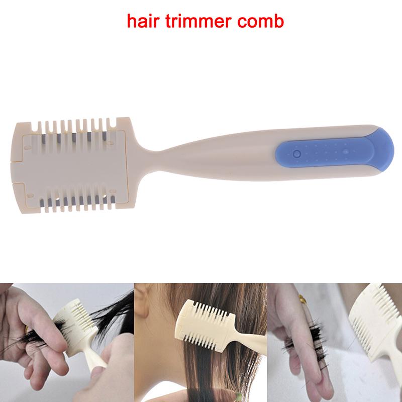 1Pc Durable Hair Cutting Trimmer Razor Blade Comb Long Beauty Hair Cut Accessories