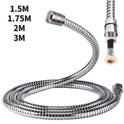 1.5/3M Roestvrij Staal Encryptie Flexibele Doucheslang Lange Waterslang Verlengstuk Sanitairleiding Trekbuis Badkameraccessoires