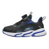 Anta Kids Synthetic Leather Trendy Versatile Lightweight Shock Absorbing Low Top Running Shoes Kids Sneaker Black Blue A12439919N-2