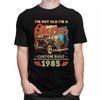 Custom Birthday Im Not Old Im A Classic 1985 Custom Built Tshirt for Men Short Sleeves Casual Tshirt Pure Cotton Tees