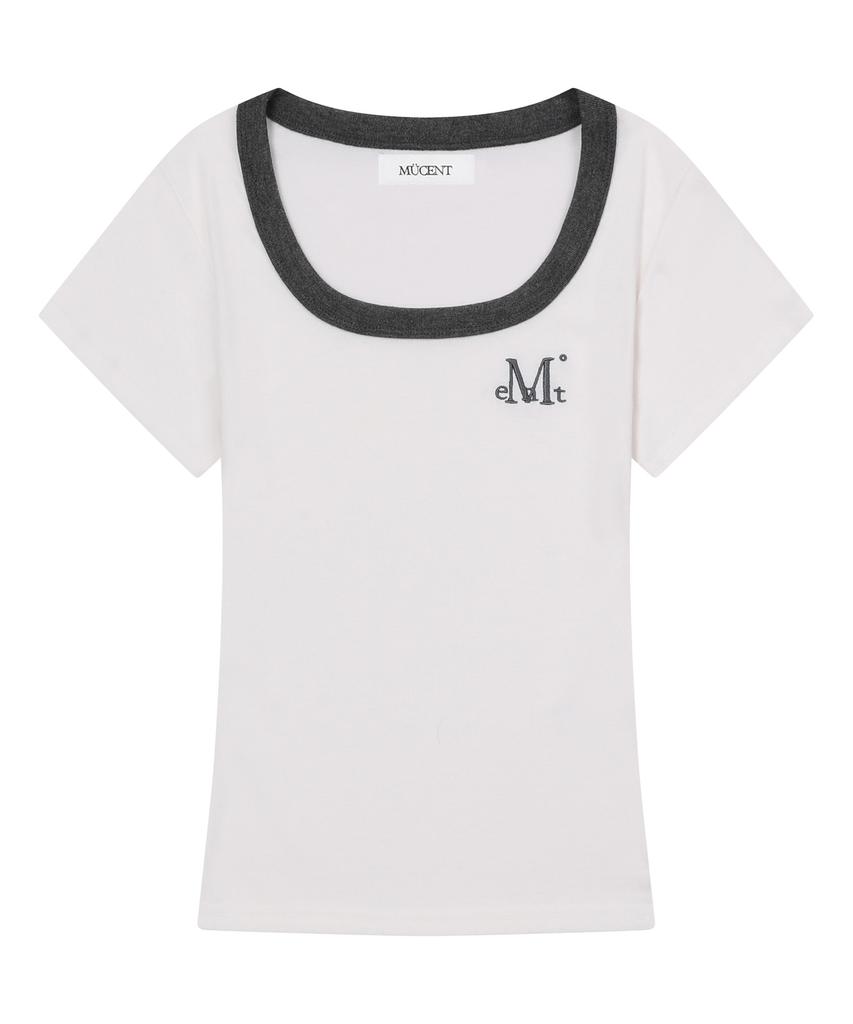 MUCENT Ferring Midi Ringer Color Block Short Sleeve T-Shirt (7 Colors)