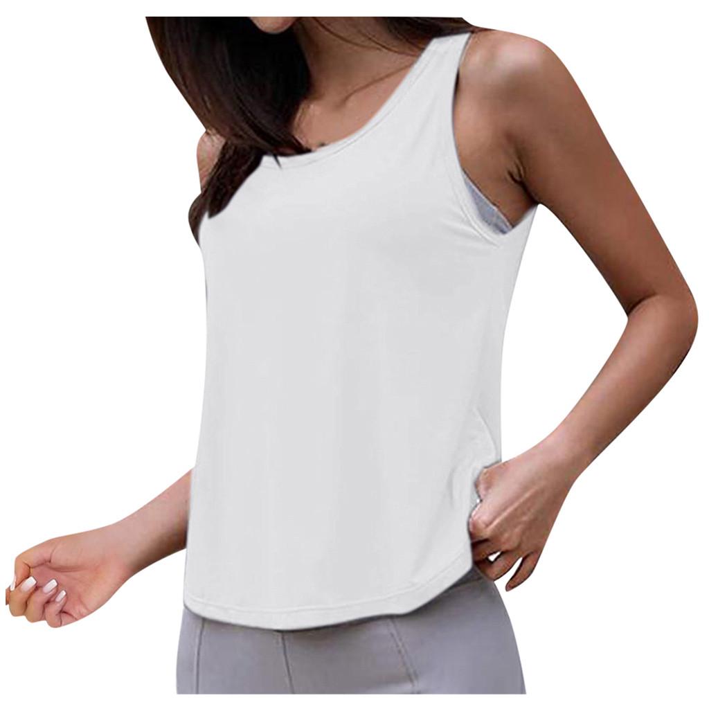 (SU)Dámské cvičební topy tílka trička na jógu oblečení do posilovny