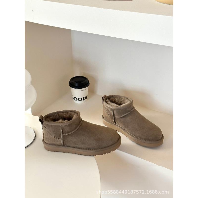 Henan Sangpo snow boots classic sheepskin fur integrated warm versatile