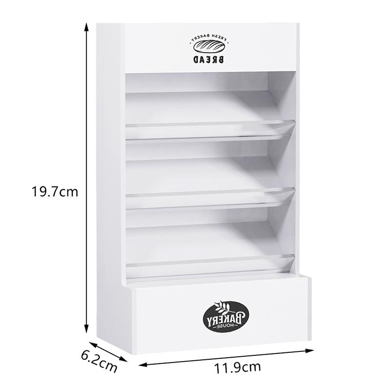 1:12 Dollhouse Cake Cabinet Dessert Shelves Miniature Food Play Miniature Toys Mini Model Play House Hand Diy Small Ornaments