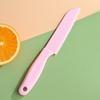 Non-slip Plastic Kitchen Knife for Cutting Fruits, Knife Set for Chopping Vegetables, Chopping Board, and Baby Food Set.