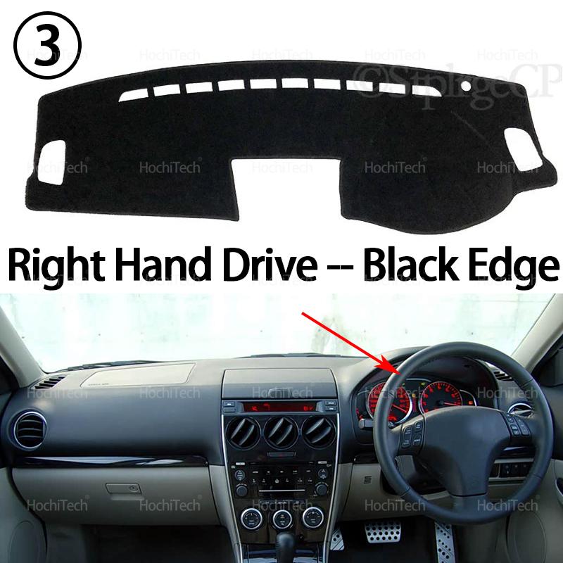 Dashboard Cover Protective Pad Dash Board Sunshade Carpet Anti-UV Dashmat for Mazda 6 GG1 MPS Atenza 6 Mazdaspeed 2002-2007