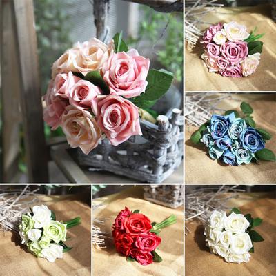 1 Blumenstrauß, künstliche Rose, für Tisch, Möbel, Arrangement, Party, Hochzeit, Dekoration