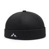 Solid Color Brimless Hat Breathable Hip Hop Hats Fashion Landlord Hat  Unisex
