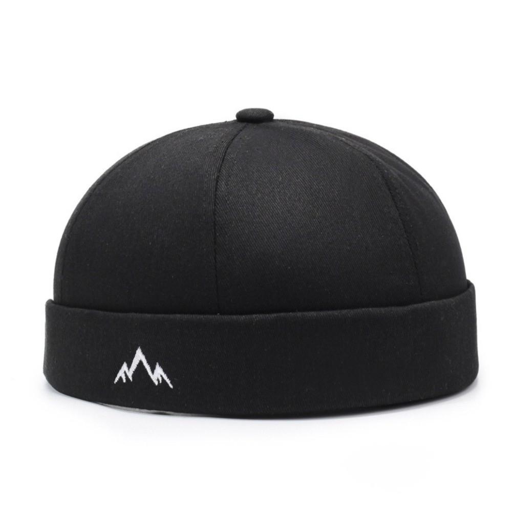 Solid Color Brimless Hat Breathable Hip Hop Hats Fashion Landlord Hat Unisex