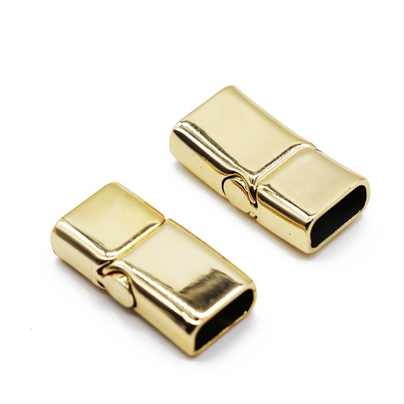 Mibrow 4ks/lot Magnetické zapínání Konektor Spona Vhodné pro DIY 8x5mm 10x5mm 12x6mm Kožené náramky Doplňky pro výrobu šperků