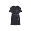 New Short Sleeved Dress Women's Legend Blue F51W427303A-NV