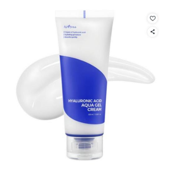 ISNTREE Hyaluronic Acid Aqua Gel Cream Lightweight Hydrating Moisturizer 100ml