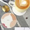 4pcs Quick-drying Cup Mat Water-absorbent Mug Mat Table Decor Insulation Pad  Tea Room