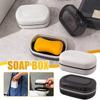 Soap Box Portable Travel Soap Case Drain Soap Holder With Lid Waterproof Container Soap Dishes Bathroom Sealing Organizer