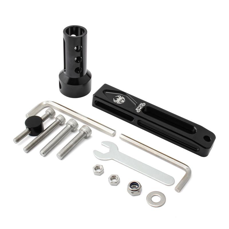 MUQZI Bike Front Rear Brake Caliper Adapter Caliper Brake Extender Mount For 406 451 SP8 P8 P18 MP18 чёрный